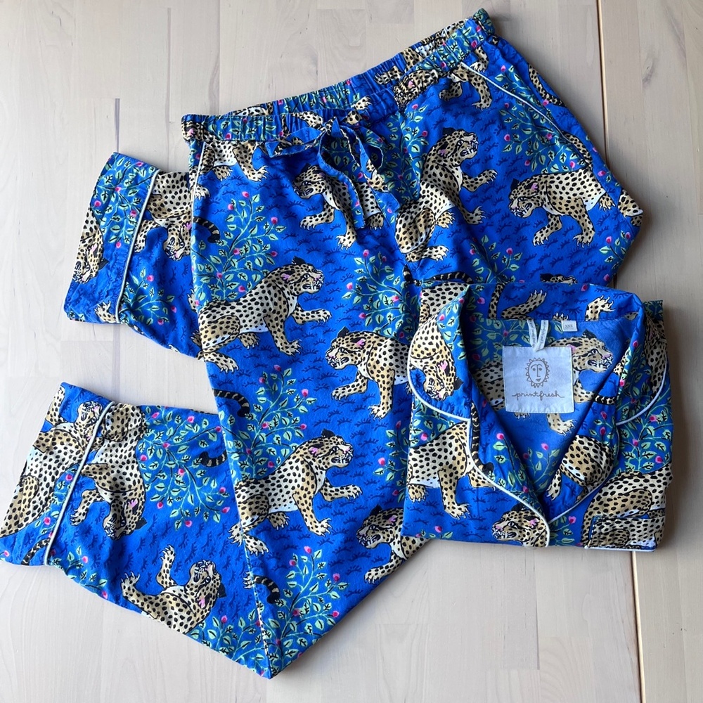 Printfresh Bagheera Cheetah long pajama set - Picture 7 of 13